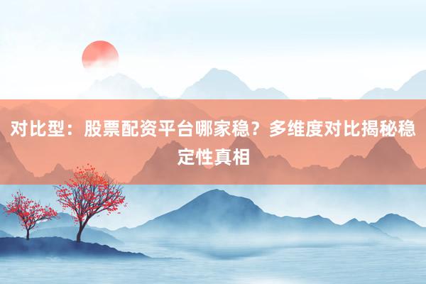 对比型：股票配资平台哪家稳？多维度对比揭秘稳定性真相